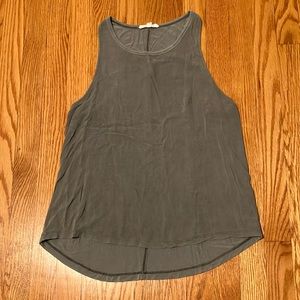 Splendid collection grey racer back tank top size m